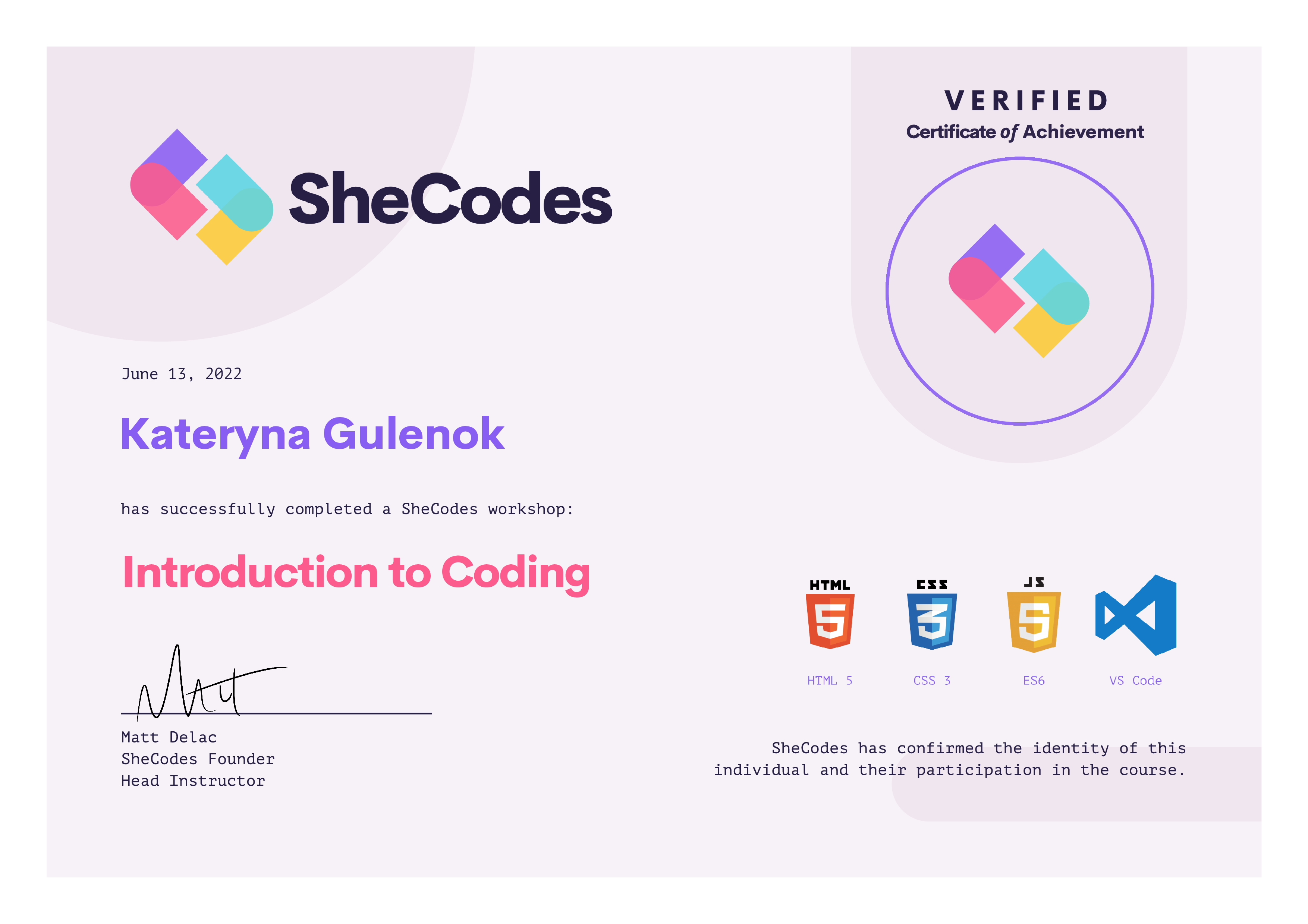 SheCodes_Certificate